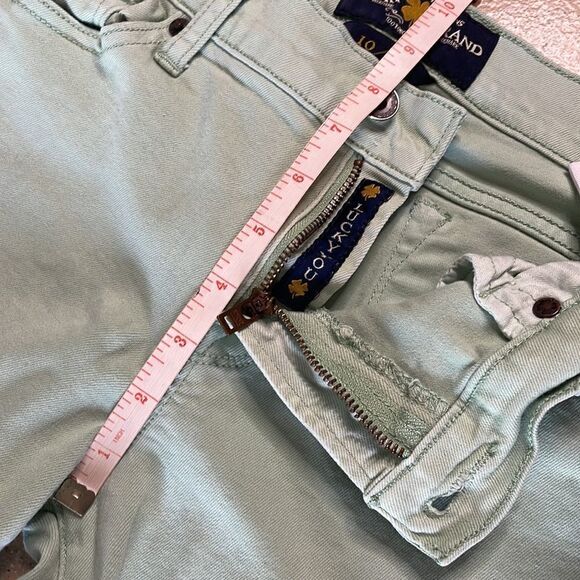 Lucky Brand Zoe Straight Crop Jeans in Mint Green sz 10/30 - Picture 10 of 16